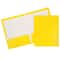 JAM Paper Glossy Laminated Two Pocket Folders, 100ct.